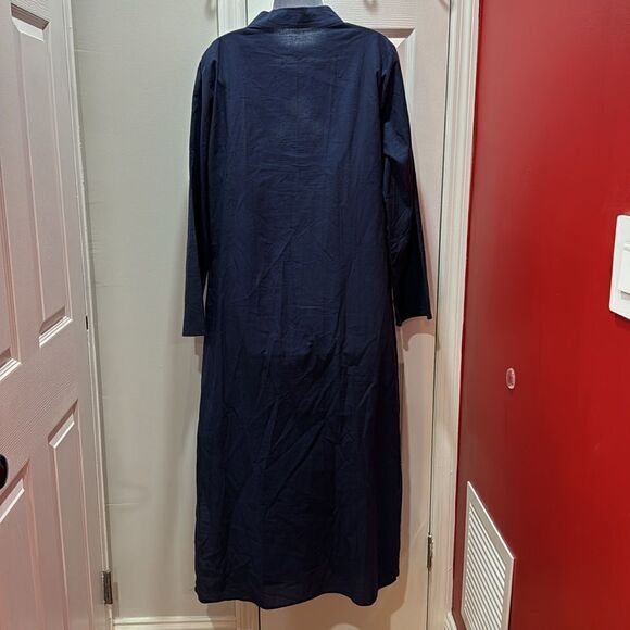 Misslook Stand Collar Shift long Sleeve Slit Dress size 3XL - Picture 4 of 11